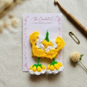 Handmade Crochet Lily of the Valley / Bell Flower Hanging Charm