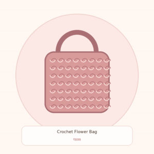 Crochet Flower Bag
