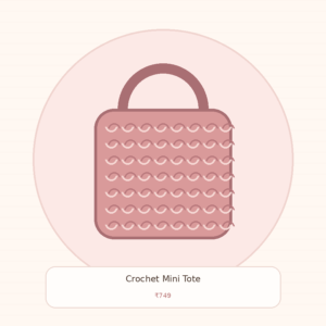 Crochet Mini Tote